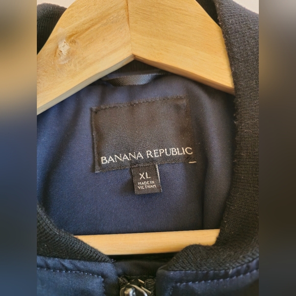 Banana Republic BR+ Men's Water Resistant Performance Jacket Navy Blue Size XL - Picture 13 of 17